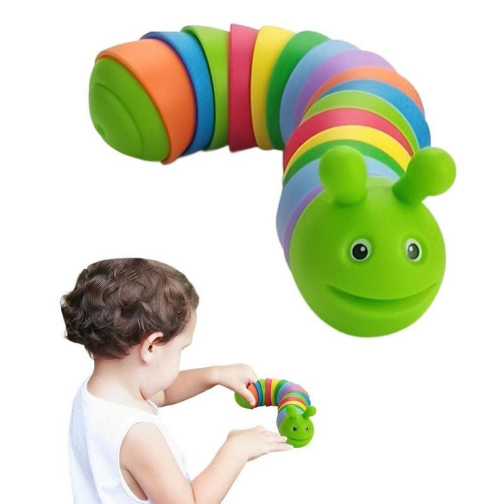 Quinton Rainbow Caterpillar Toys Mainan Untuk Edukasi Anak Mainan Relief Interaktif Permainan Luas Mainan Anak Mainan Berputar