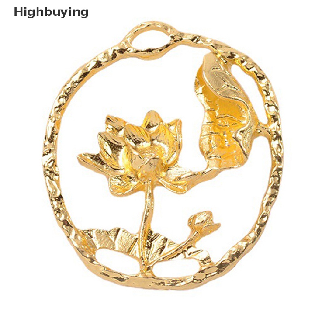 Hbid Vintage Liontin Bunga Logam Buatan Tangan Ornamen Tiara Diy Perhiasan Aksesoris Hollow pendant Glory