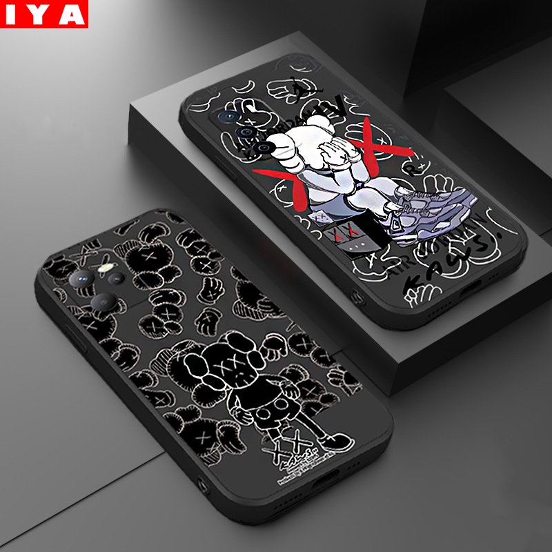 Casing Silikon Lembut VIVO V27E Y02 V25 V25E Y22 Y16 Y35 Y33S Y21T Y21S Y33S Y91C Y1S Y11 Y12 Y15 Y17 Y12S Y12A Y15S Y15A Y51 Shockproof Fashion Sesame Street Phone Cover