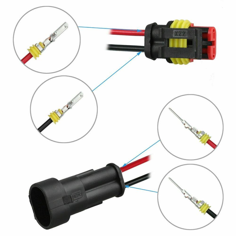 POPULAR Colokan Konektor Kawat Listrik Kabel Elektronik Kendaraan Onderdil Soket Cahaya Ambient Konektor Otomotif