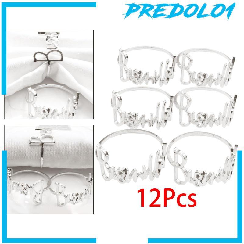 [Predolo1] 10buah Serbet Gesper Hiasan Bulat Hias Untuk Perjamuan Liburan