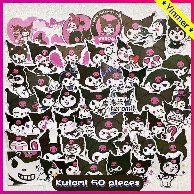 

COD✨ 50Pcs Stiker Kartun Lucu Anti Air Motif Kartun Sanrio/Kuromi/Melody DIY Sticker Untuk Dekorasi Impor Murah-Yinmer