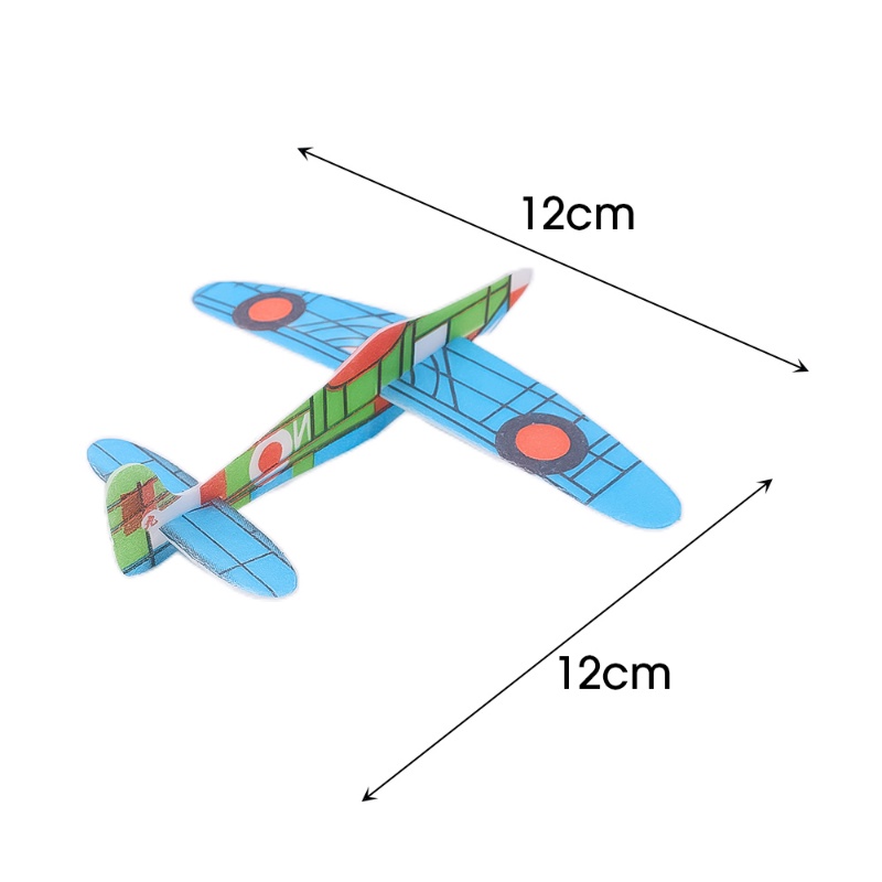 Kartun Mini Portabel Aman DIY Berwarna Glider Pesawat Pesawat Pesawat Permainan Luar Ruangan Mainan Kreatif Lucu Busa Tangan Lempar Model Pesawat Untuk Pesta Ulang Tahun Anak Nikmat Hadiah