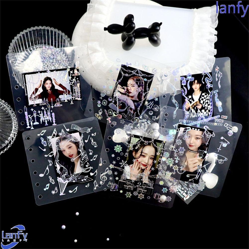 Lanfy Dekorasi Sticker Silver Korea Galaxy Series Idol Card Album Alat Tulis Stiker