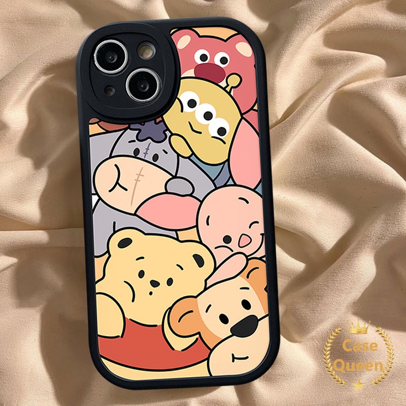 Cute Disney Winnie The Pooh Lotso Cartoon Casing For Infinix Hot 11s 11 10T 10s 10 Lite Note 8 Hot 10 10s 11 11s 9 Play 10T Smart 5 6 Soft Tpu Back Case