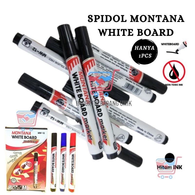 

IMB -F207- Spidol Montana Whiteboard - Spidol Papan Tulis - Spidol Per Pcs