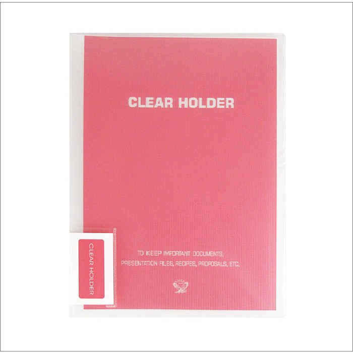 

✨BESTSELLER✨ - EAGLE Clear Holder Document Keeper Display Book A4 / F4 60 Pocket - Pink, A4- 1.2.23