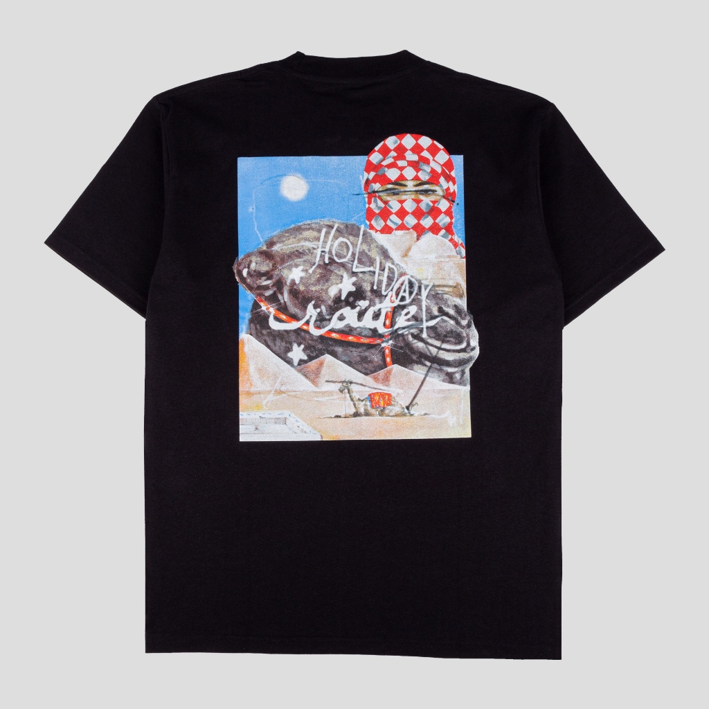 Holiday Route Middle East Vandal Black Tee