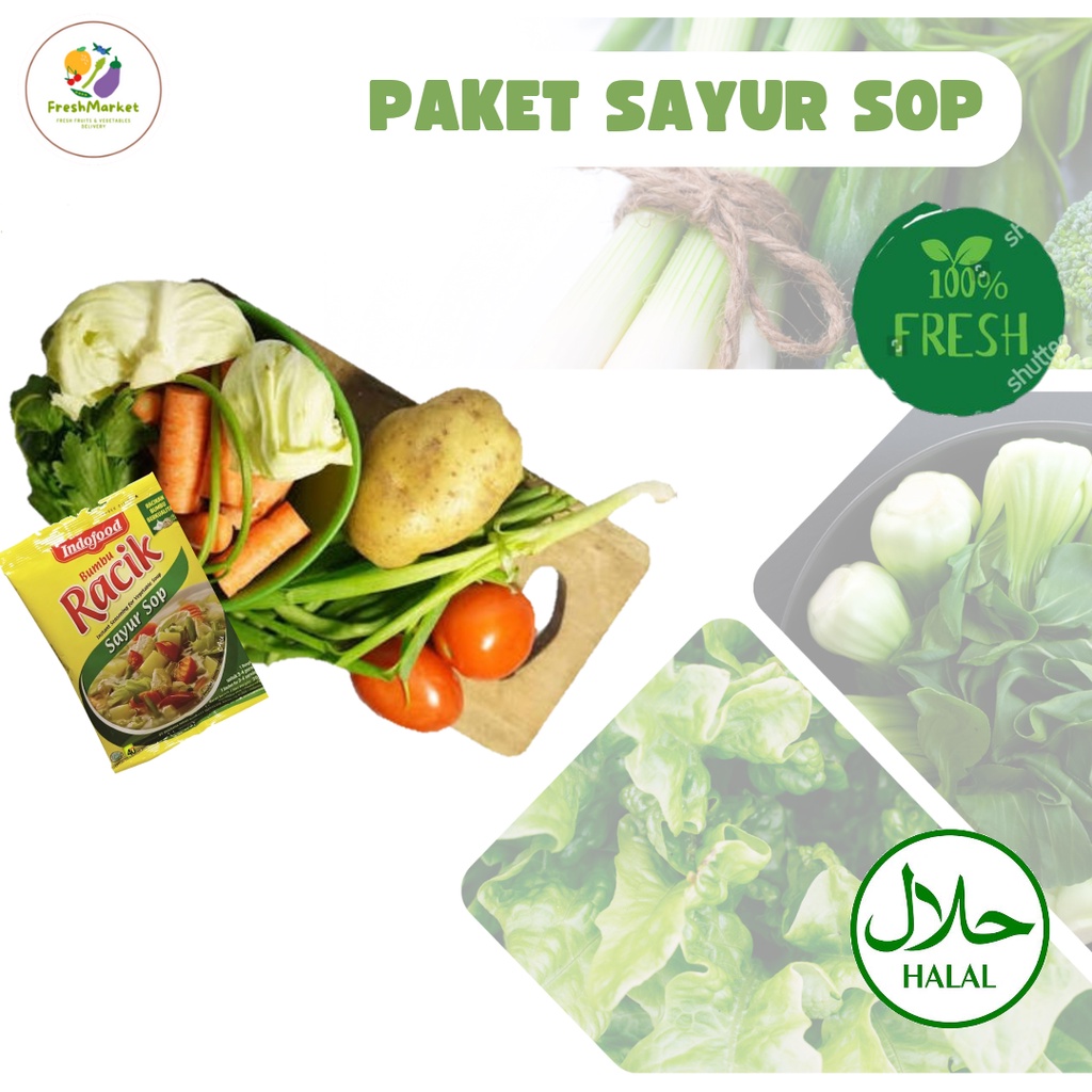 

Paket Sayur Sop Segar 1 Bungkus Freshmarketlampung