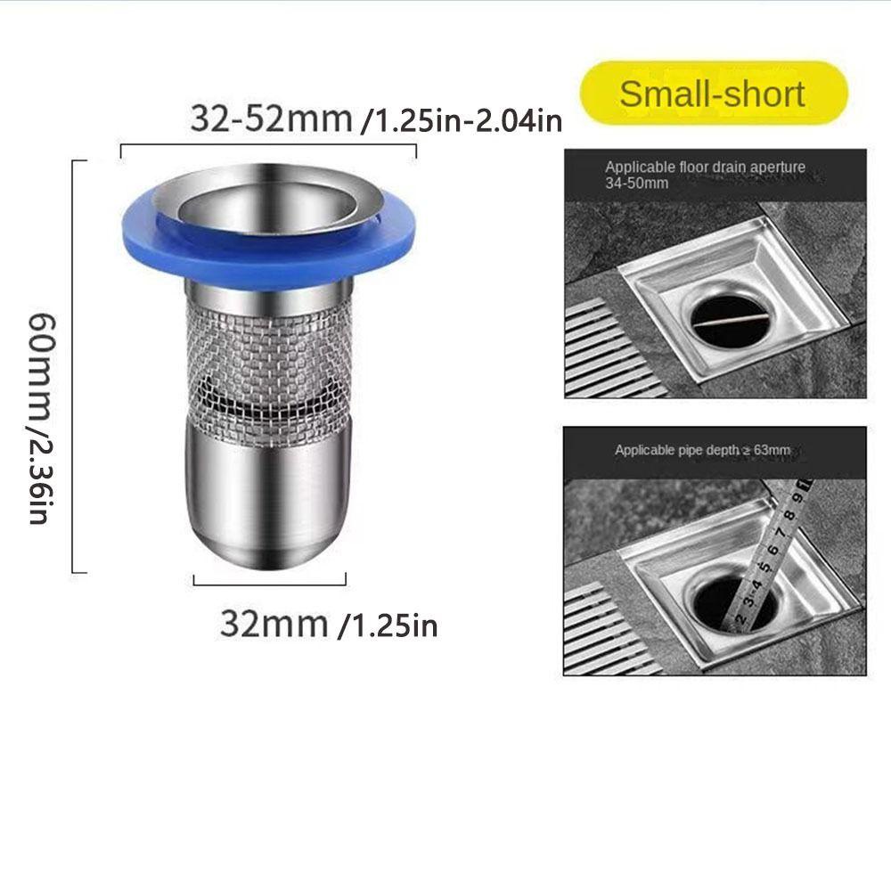 [Elegan] Deodorant Drain Core Anti Bau Seal Filter Kamar Mandi Katup Saluran Air Toilet Saringan Lantai Plug