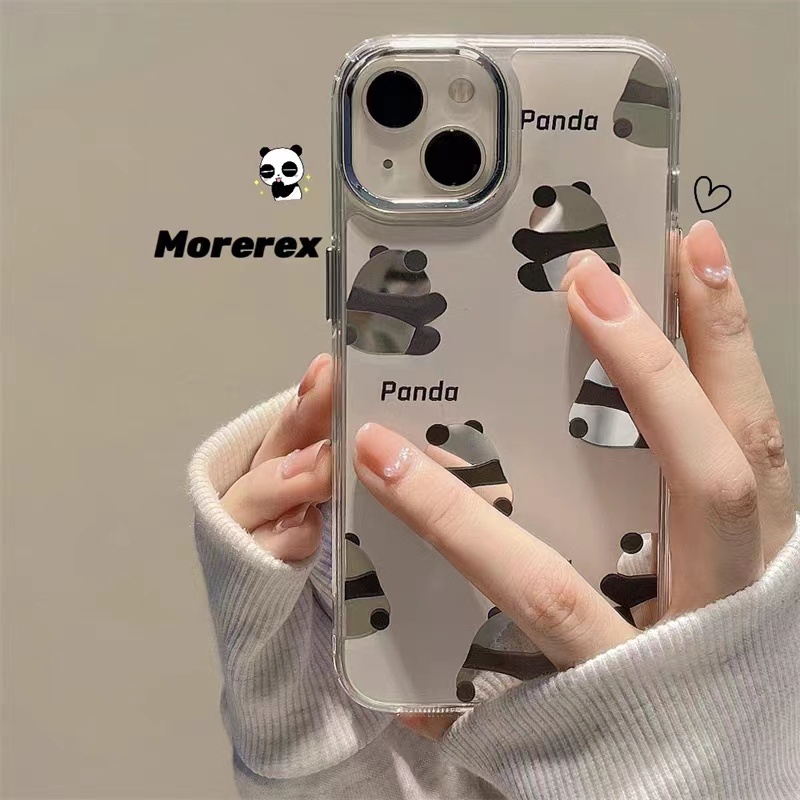 Cocok Untuk Iphone14 Pro Max iPhone Phone Case Cermin Casing Ponsel Kuat Kamera Perlindungan Tahan Guncangan Gaya Sederhana Kompatibel Dengan Iphone13 13pro 13prm iPhone 11 7Plus 8Plus Xr XS 12 Pro Max Casing Ponsel