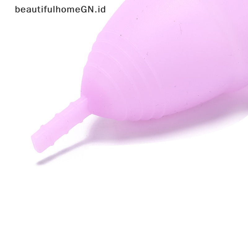 {Cantik} Cangkir Menstruasi Wanita hygiene product medical grade silicone Pemakaian vagina~