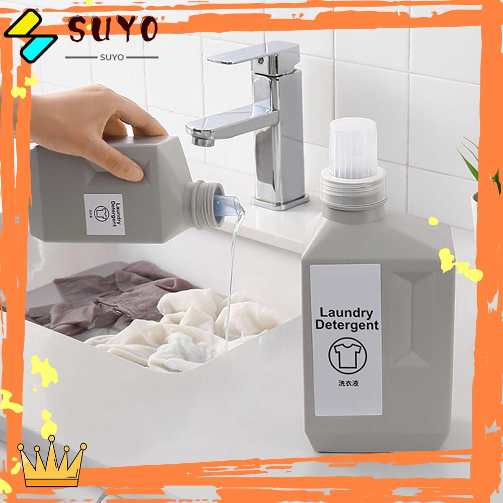 Botol SUYO 400/600/1000ml Softener Wadah Penyimpanan Deterjen Laundry Rumah Tangga