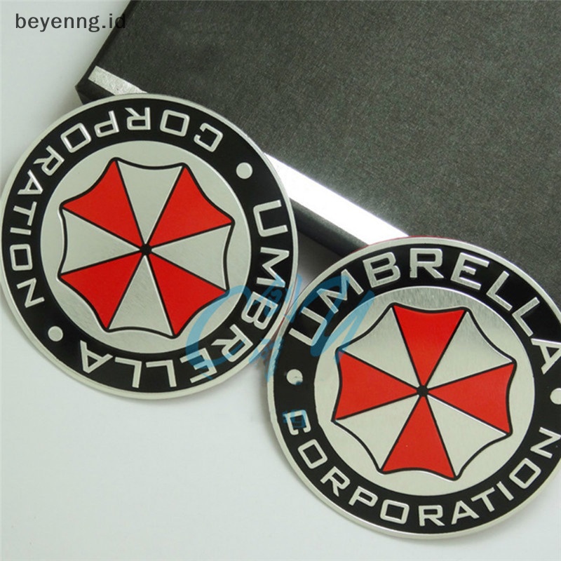Beyen 3D Aluminium Alloy Umbrella Corporation Residen Evil Decals Dekorasi Lencana ID