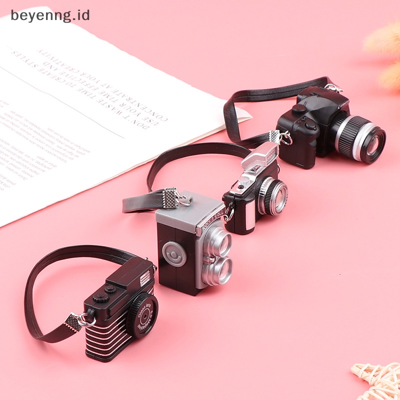 Beyen 1Pc Rumah Boneka Miniatur Kamera SLR Digital Boneka Dekorasi Rumah Aksesori ID