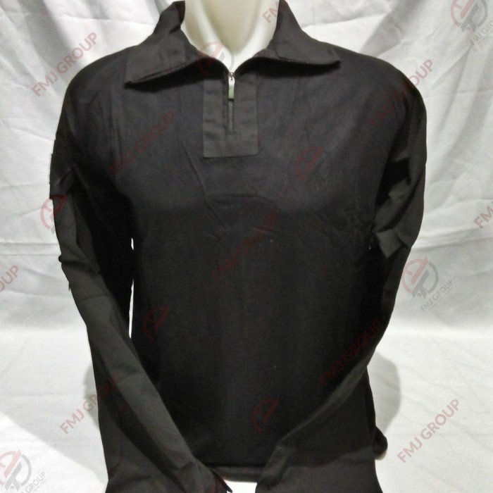 Kaos BDU Hitam / Combat Shirt Hitam Kaos Taktikal Shirt Lengan Panjang