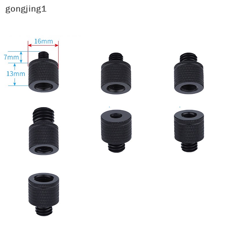 Adaptor Dudukan Sekrup Drat GGG 3per8 &quot;Ke 1per4&quot; Male to Female Plat Tripod Screw Mount ID