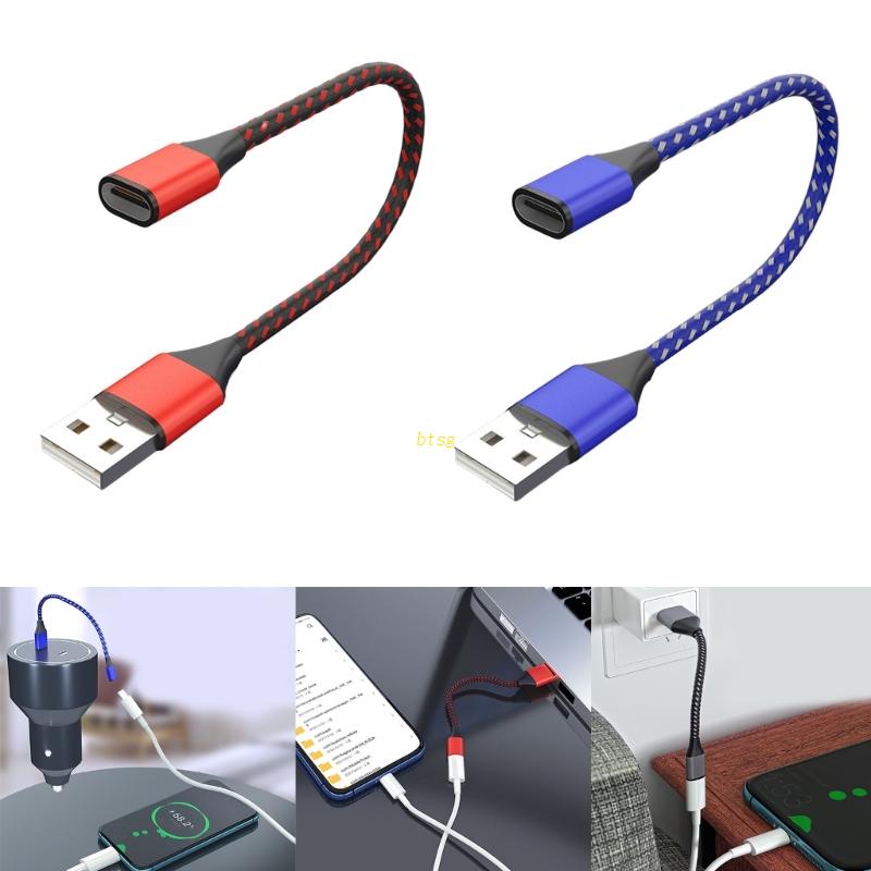 Bt USB C Ke USB 2.0 Adaptor Tipe C Female to USB 2.0 Male Convert Connector Support Charge Data Sync Untuk Ponsel Laptop