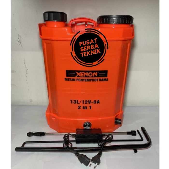 [CO] Alat Semprot Sprayer Elektrik Baterai Pertanian Taman Disinfektan - XENON 2IN1, TanpaBublewrap