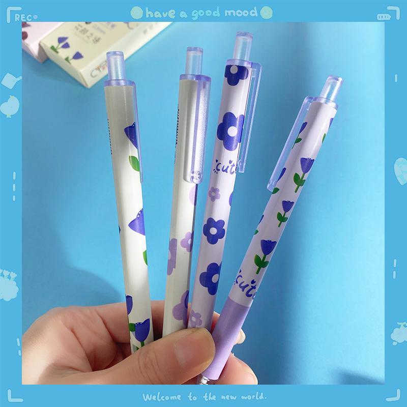 

ST Nib Press Jenis Pena Tinta Gel Tinta Kreatif Alat Tulis Kantor Perlengkapan Kantor Pena Tulis MK