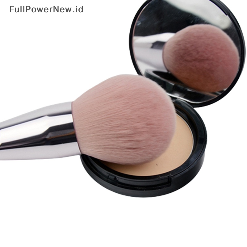 Power Alat Makeup Lembut Flat Foundation Face Blush Bedak Contour Brush Kosmetik ID