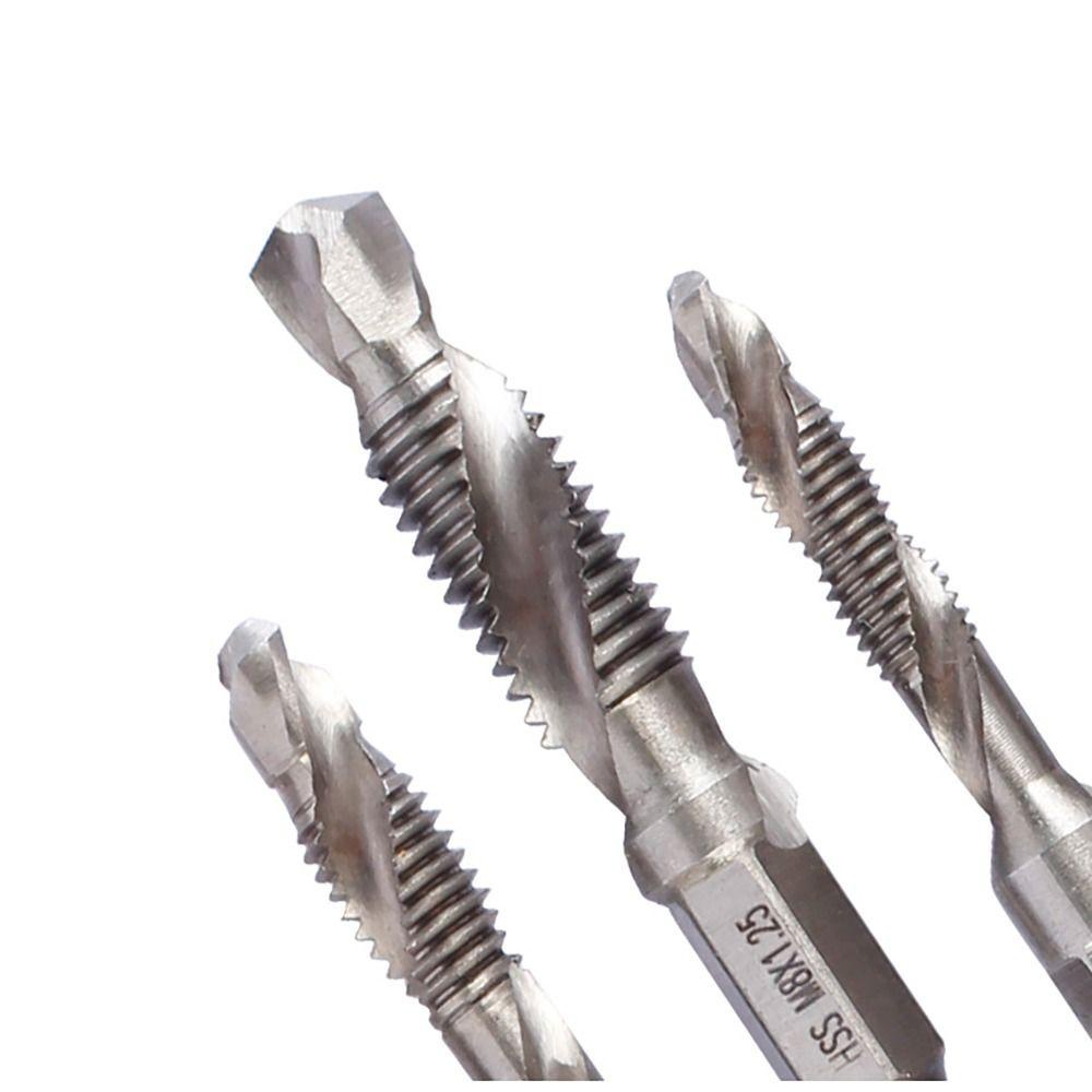 Populer Tap Drill Bit Alat Bor Sekrup|Mata Bor Tap Mata Ulir Sekrup Shank Tap Drill Bits