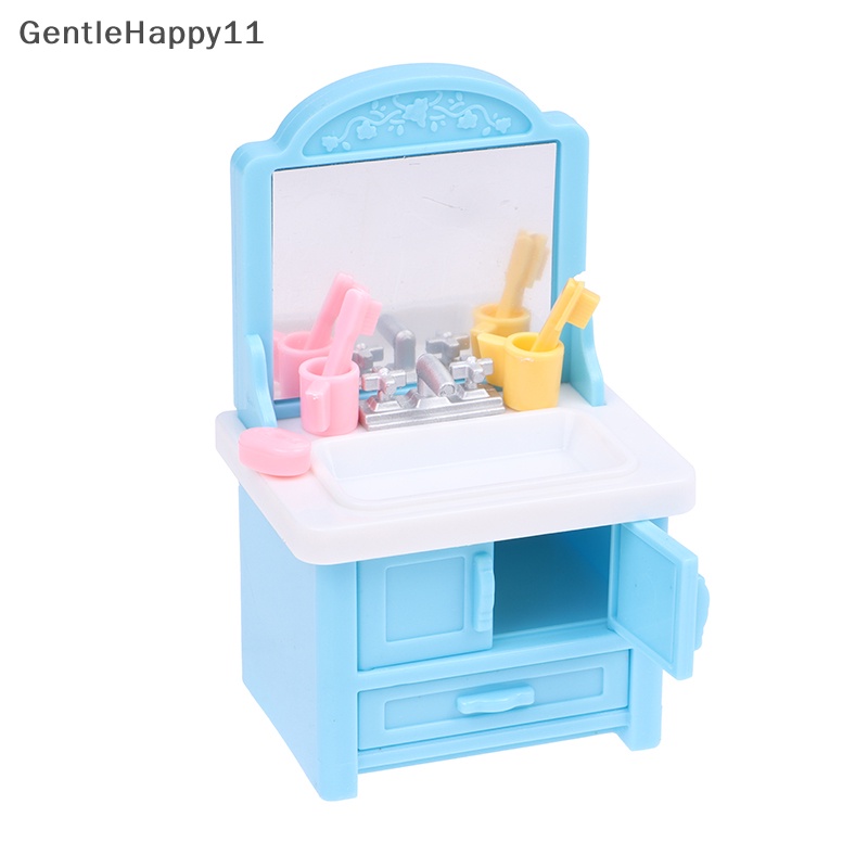 Gentlehappy 1: 12rumah Boneka Miniatura Furniture Hutan Hewan Keluarga Villa Furniture Set DIY id