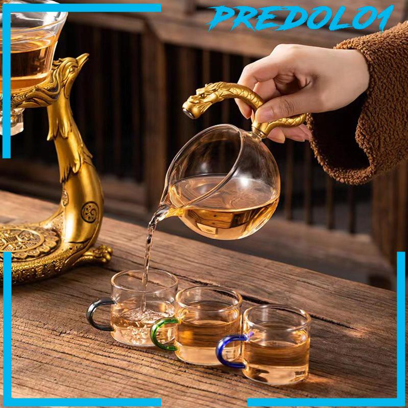 [Predolo1] Teko Kaca Tea Set Tahan Panas Untuk Dekorasi Meja Camping Outdoor