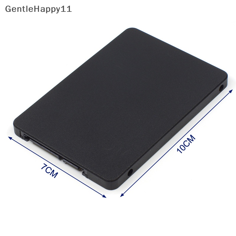 Gentlehappy Casing Hard Disk 2.5 Inch SSD Handphone Hard Drive Case Adapter Box ABS Perlindungan Lingkungan Plastik Shell Sata 7mm id