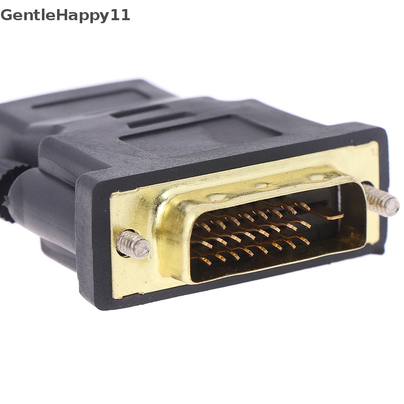 Gentlehappy HDMI Female To Female Vga24+1Pin DVI Male Konektor Adaptor HDMI Male HDTV id