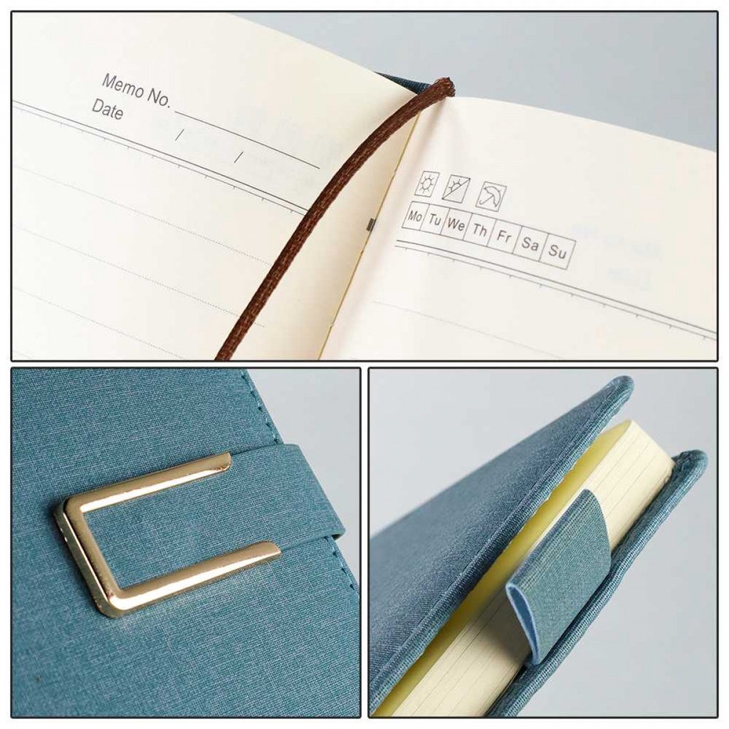 Buku Catatan Kerja Notebook Diary Book Cover Kulit Kertas A5 JSK140