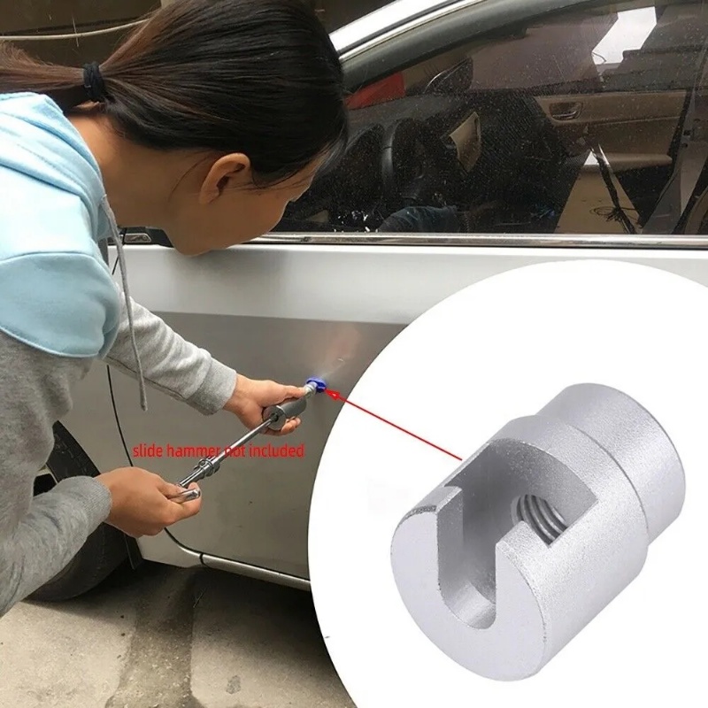 M10/m12 Mulut Spiral Aluminium Alloy Car Dent Remover/Kepala Penarik Penyok Khusus Otomotif/Aksesoris Alat Perbaikan Kendaraan