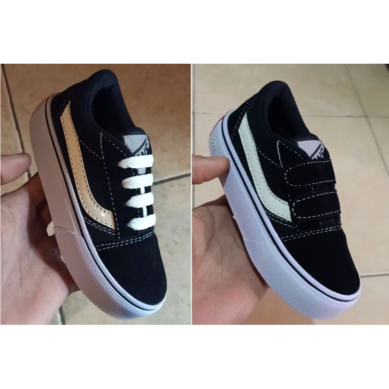 sepatu sekolah anak anak sepatu vans anak anak vans old skool hitam putih