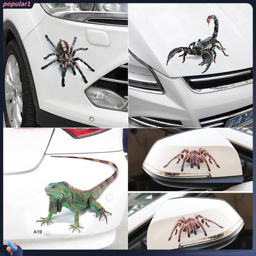 Stiker Mobil 3D Populer Jendela Kendaraan Baru Merangkak Spider