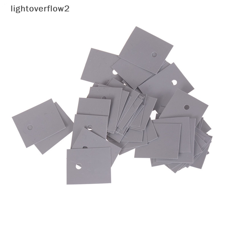 [lightoverflow2] 50pcs TO-247 Transistor Silicone Insulator Isolasi Lembaran 20 * 25mm [ID]