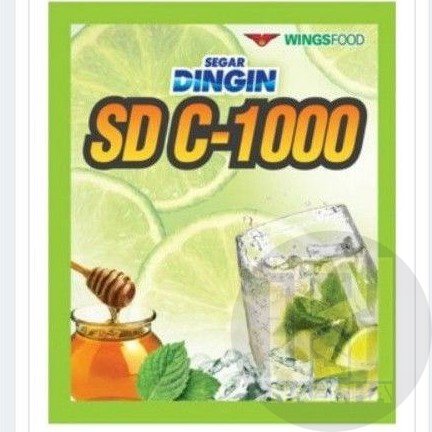 

Segar Dingin | Minuman Vitamin C 500g / SD C-1000 Orange 12 sachet x 7g