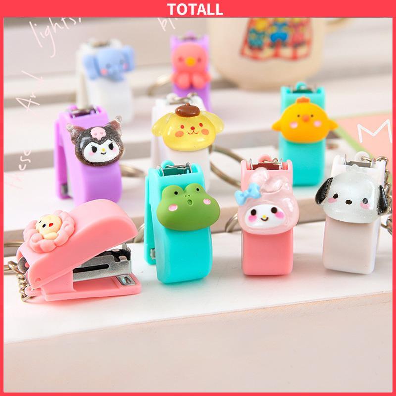 COD Stapler Mini Portable Motif Kartun Lucu Untuk Kantor / Sekolah-Totall