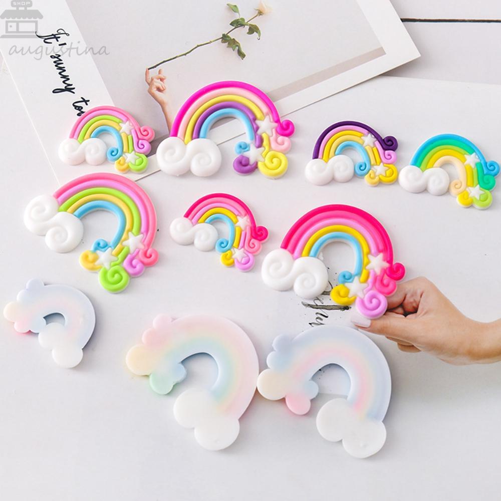 Lem Agustina Datar Punggung Hiasan Kartun Flexible PVC Rainbow