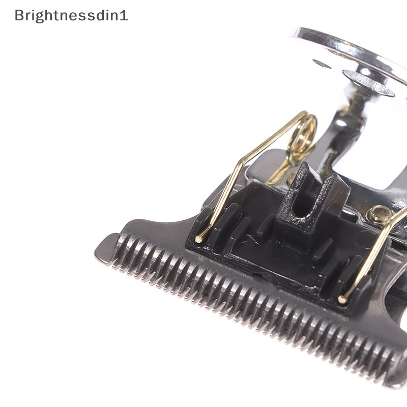 [Brightnessdin1] Pisau Cukur Rambut Bentuk T Dengan Stand T9 Blade Trimmer Pengganti Clipper Head Butik