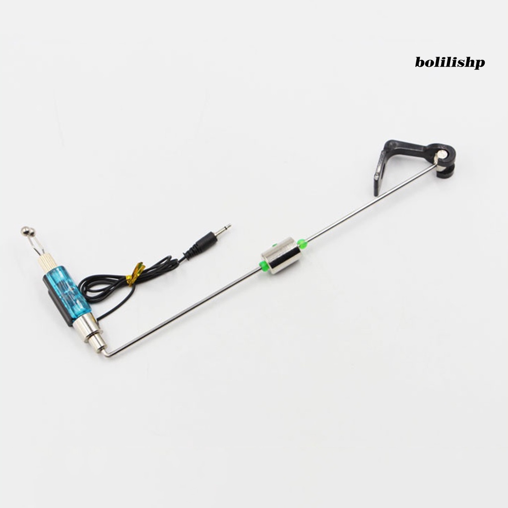 Bo-fishing Bite Alarm Kekuatan Tinggi Tahan Air Indikator Sinyal Sensitif Alarm Pancing Logam LED Indikator Gigit Pancing Laut