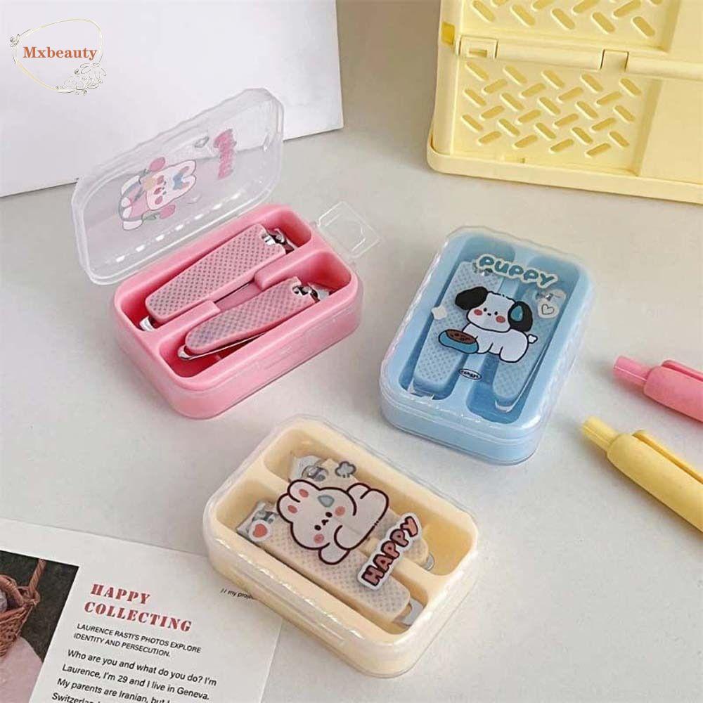 Mxbeauty Kartun Gunting Kuku Rumah Tangga Memoles Perawatan Kuku Pachacco Hewan Kelinci Manicure Set