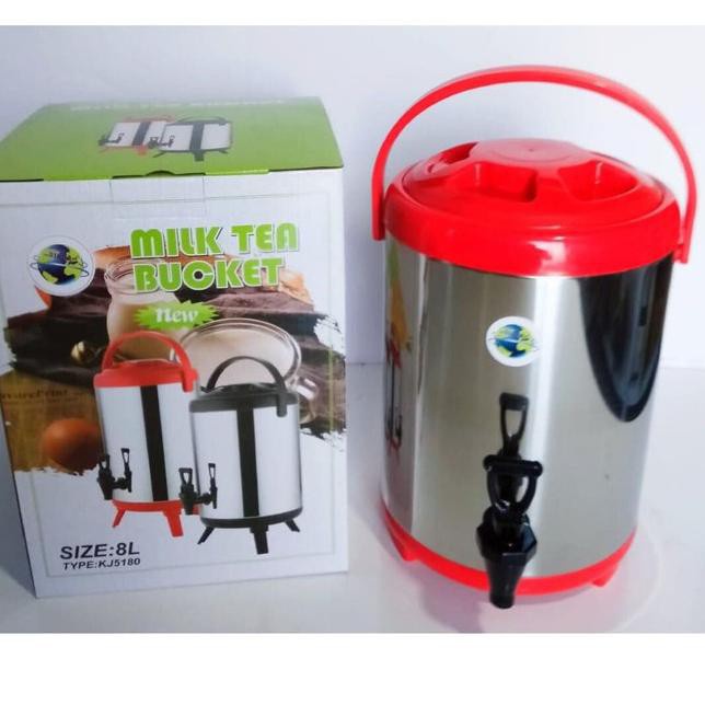 Dispenser Air Minum Serbaguna / Milk Tea Bucket Water Isi 10 Liter