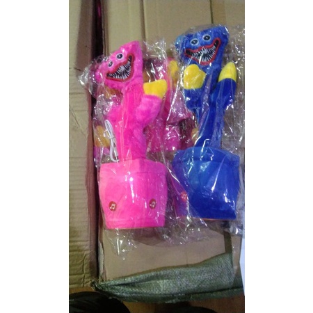 Boneka Poppy Kustom Menari Bernyanyi Musik Mainan Mewah Poppy Permainan Waktu Bermain Wuggy Merekam Mainan Berbicara