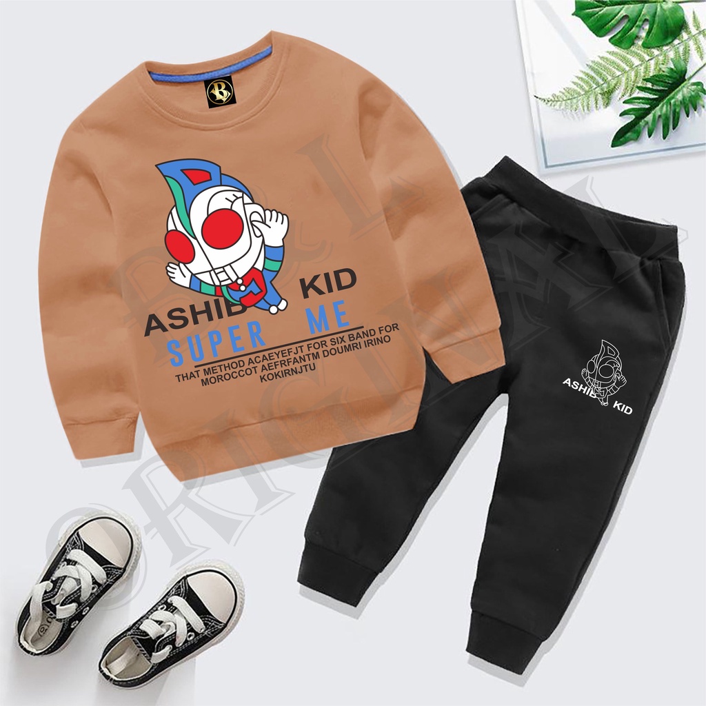 bisa byr d tempat/ BS/COD/SETELAN ASHIB KIDS ANAK ANAK 1-7 TAHUN//REALPIC//GOOD QUALITY