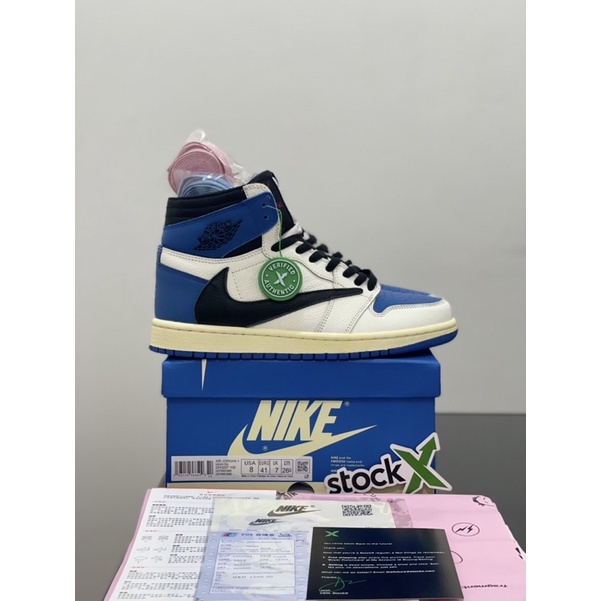 Sepatu Nike Air Jordan 1 High Fragment X Traviz Scoot BNIB