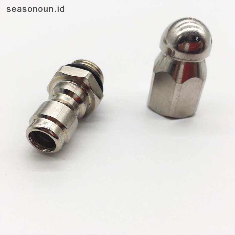 Seasonoun High Pressure Pipe Dredging Cleaning Nozzle Washer Selokan 6jet Nozzle.