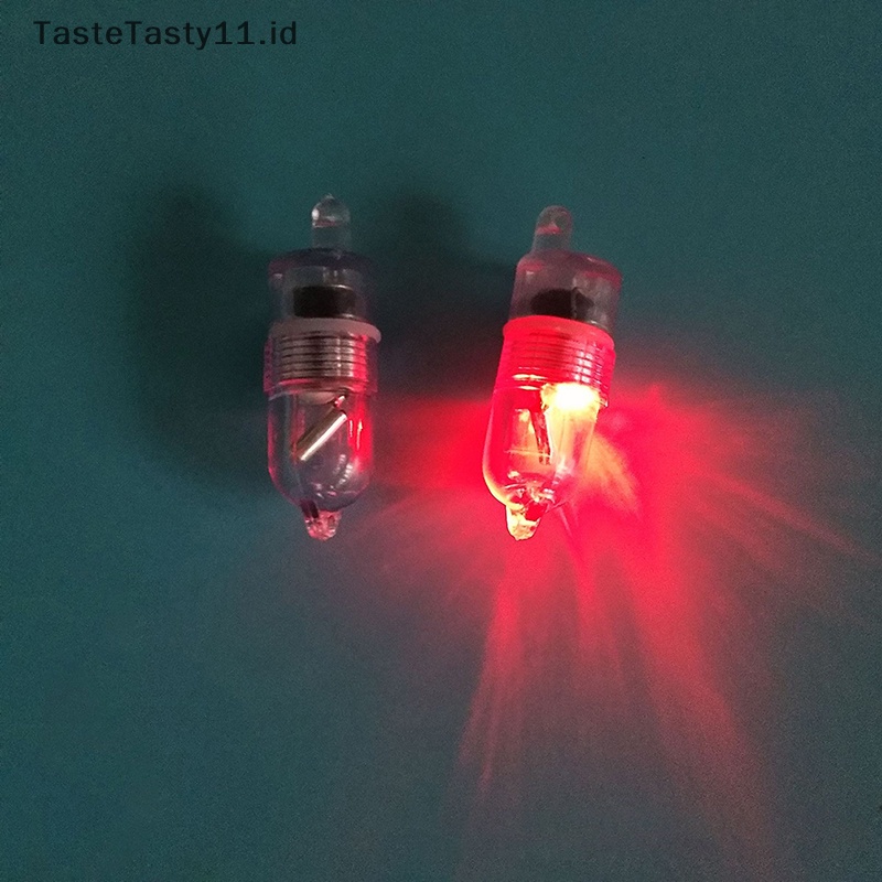 Tastetasty 5pcs Smart Underwater Flashing LED Memancing Sensor Cahaya Umpan Tahan Lama Kecerahan.