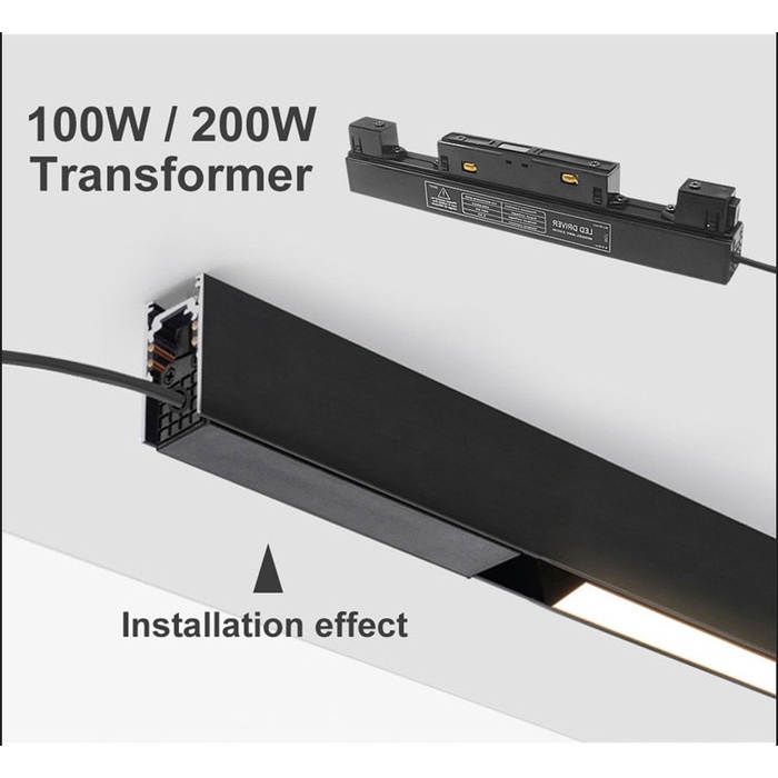 AMC M22 Magnetic Track Lighting System Power Supply Adaptor DC48V