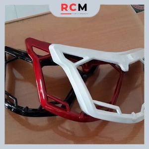 Aksesoris variasi List lis Cover headlamp lampu yamaha MX king 150