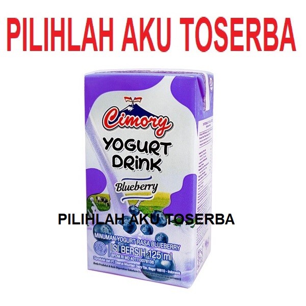 CIMORY YOGURT Drink BLUEBERRY MINI 125 ml - (HARGA 1 DUS ISI 40 pcs)
